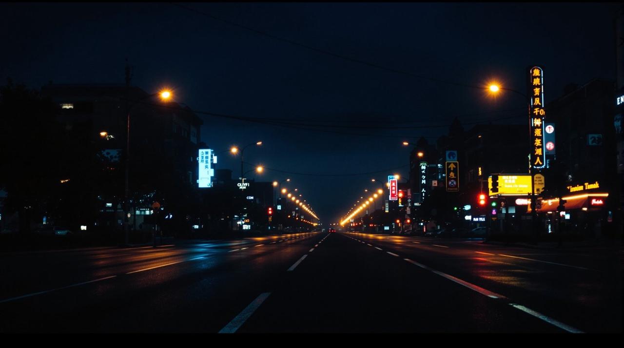 夜行影像频道封面,城市短片策展视觉